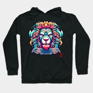 Colorful Lion Hoodie